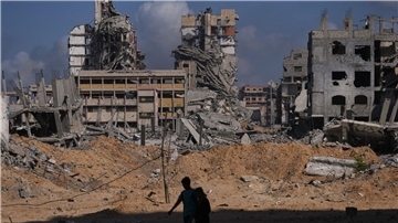 Kreise: Toter und Verletzte bei Angriff im Gazastreifen Die mühsam ausgehandelte Waffenruhe zwischen Israel und der islamistischen Terrororganisation Hamas trat am 10. Oktober in Kraft. (Symbolbild)