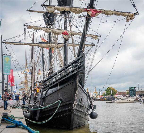 Maritime Tage Bremerhaven: So wohnt man unter Deck der schönsten Schiffe (Fotos) Die „Nao Victoria“ ist ein Nachbau der „Victoria“ und war ein Schiff des Geschwaders von Ferdinand Magellan. Damit ist er zur ersten Weltumseglung aufgebrochen.