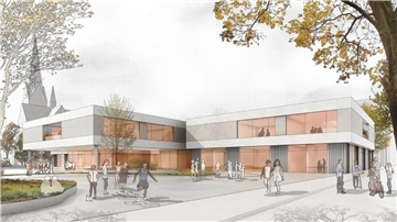 Die Neue Grundschule Lehe (NOL) soll auf dem Stadtteilsportplatz neben der Schule am Ernst-Reuter-Platz entstehen. Sie soll nun sogar vierzügig werden. Foto: Hartmann