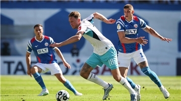 Die Niederländer Burger erzielte sein Debüt-Tor für Hoffenheim. 