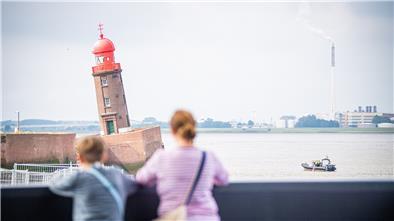 Die Nordmole in Bremerhaven bereitet große Sorgen.