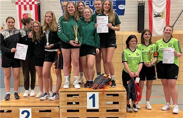 Die Nr.1 im Norden in der weiblichen A-Jugend: Carolina Halm, Insa Wölbern, Eileen Renk, Carlotta Priess, Marisa Wichern und Sophia Brunckhorst (v.l.).