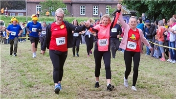 Das Foto ist beim Nordsee-Firmenlauf im vergangenen Jahr entstanden.