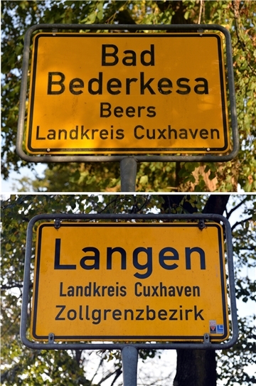 Ortsschild Beers
