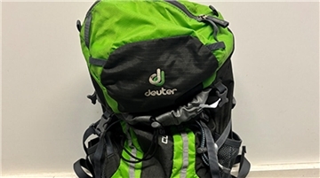 Die Polizei erbittet Hinweise zu diesem Rucksack.