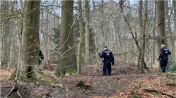 Die Polizei sucht nach einer vermissten Person.