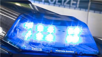 Das Foto zeigt ein Blaulicht. 
