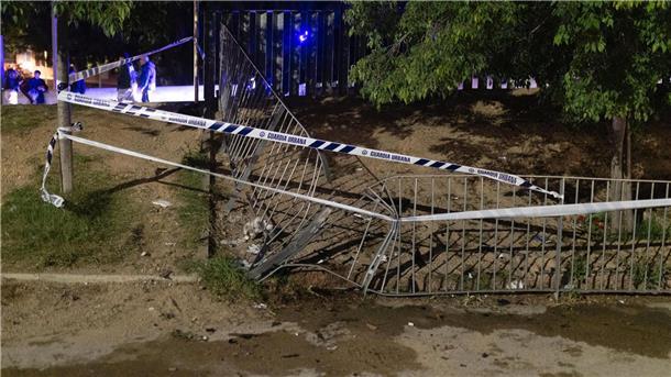 Die Polizei nahm die Unfallfahrerin fest.