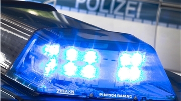 Das Foto zeigt ein Blaulicht