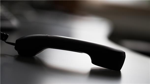 Ein Telefonhörer