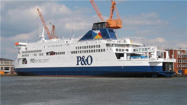Die „Pride of Canterbury“, hier im April 2003 in Bremerhaven liegend, wird voraussichtlich bald abgewrackt.