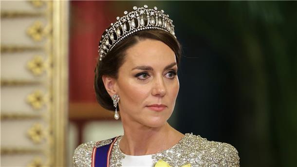 König Charles betont Queen-Verbindung mit Südafrika Die Prinzessin von Wales im Buckingham Palace in London.