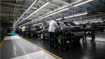 Die Produktion im VW-Montagewerk im portugiesischem Palmela steht vorerst still.