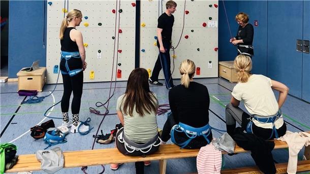 Die Projekttage zum Thema „Gesunde Schule“ umfassten auch sportliche Angebote.