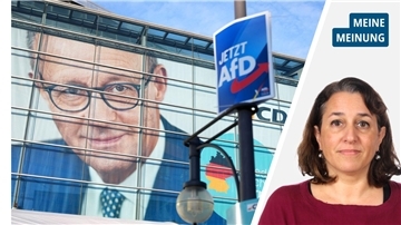 Kommentar von Mey Dudin zum Umgang mit der AfD.