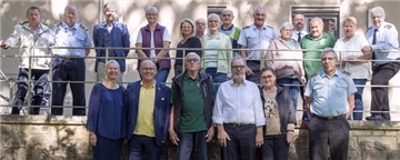 Die Reisegruppe aus Norddeutschland in Berlin.