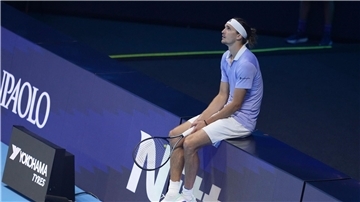 Die Saison von Alexander Zverev endet mit einer Niederlage gegen Taylor Fritz. 