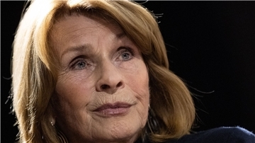 Die Schauspielerin Senta Berger beim  Filmfest Braunschweig.