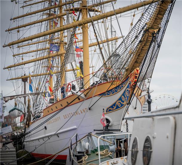 Maritime Tage Bremerhaven: So wohnt man unter Deck der schönsten Schiffe (Fotos) Die „Schulschiff Deutschland“ ist ein ehemaliges Segelschulschiff der deutschen Handelsschifffahrt.