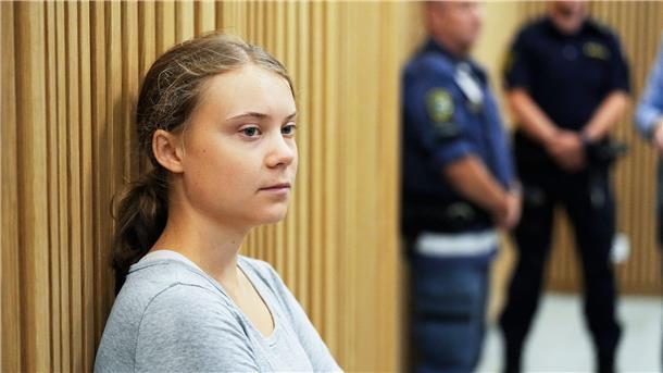 Die schwedische Klimaaktivistin Greta Thunberg musste sich nach einer Protestaktion in der südschwedischen Stadt Malmö vor Gericht verantworten.
