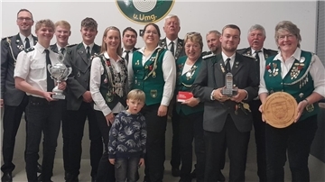 Die Sieger des Abschlussschießens des Gyhumer Schützenvereins.
