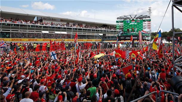 Hamilton schwärmt von Atmosphäre in Italien Die Siegerehrung in Monza gehört zu den Höhepunkten.