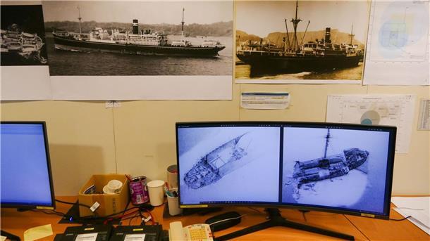 Wrack eines im Zweiten Weltkrieg versenkten Schiffs entdeckt Die Silentworld Foundation zeigt Bilder des Wracks der „Montevideo Maru“.
