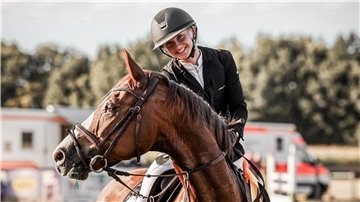 Die Sittenserin Daniela Meyer und Quintana Seven belegten im M-Springen mit Stechen den zweiten Platz.