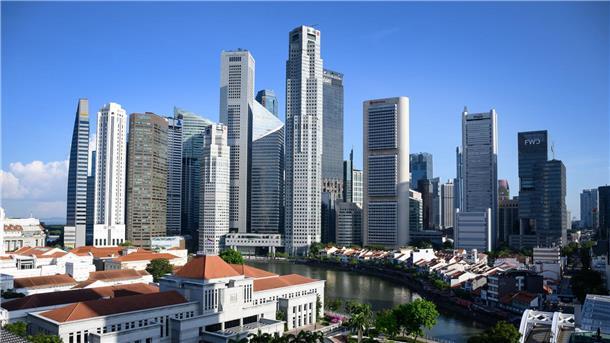 Die Skyline von Singapur. Der Stadtstaat hat extrem strenge Drogengesetze.