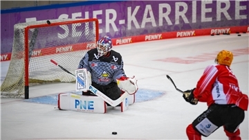 Eishockey-Spieler. 