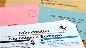Mehrere Wahlzettel