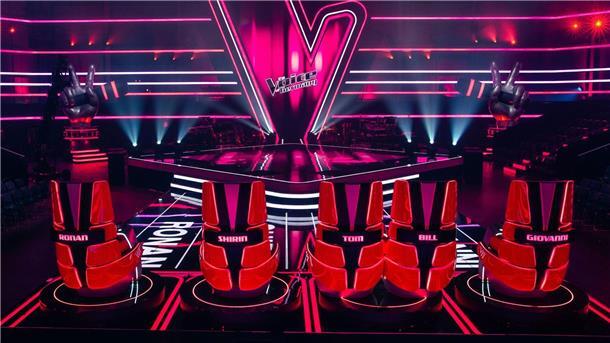Neustart für „The Voice of Germany“ Die Studiokulisse für „The Voice of Germany“.