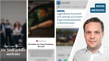 Die „Süddeutsche“, die „ZEIT“ und die „Tagesthemen“ berichten über die Parkplatz-Szene am Roten Sand. 