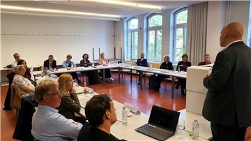 Die Teilnehmenden der verschiedenen Projektpartner trafen sich zum Vernetzen und zum Austausch.