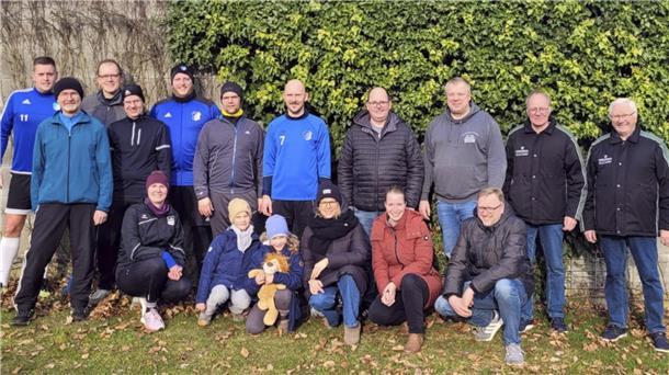 Die Teilnehmer am Biathlon des TuS Alfstedt. 