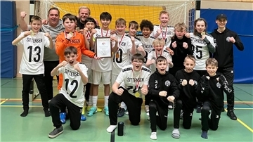 Die U13-Mannschaft des VfL Sittensen sicherte sich in Tarmstedt den Titel bei der Hallen-Kreismeisterschaft.