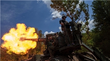 Die Ukraine wehrt sich seit mehr als zwei Jahren mit westlicher Hilfe gegen die russische Invasion.