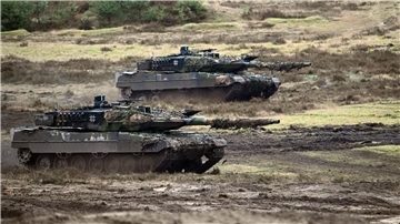 „Die ukrainischen Soldaten haben sich nicht nur als unglaublich motiviert bewiesen, sondern auch als sehr befähigt, sich sowohl in die Technologie als auch in die Einsatzgrundsätze einzuarbeiten“, sagt der Kommandeur der Panzertruppenschule der Bundeswehr (Archivbild).