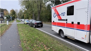 Unfallstelle am Ortsausgang Sittensen