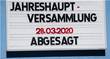Die Vereine mussten ihre Mitgliederversammlungen absagen. Sie sollen in den kommenden Wochen nachgeholt werden.