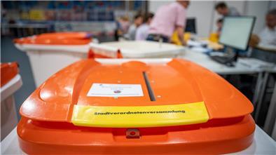 Die Wahlurnen für die Stadtverordnetenversammlung sind ausgezählt worden.