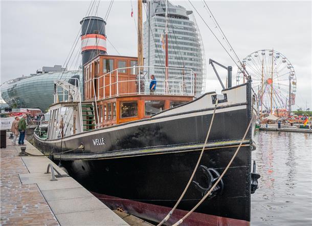Maritime Tage Bremerhaven: So wohnt man unter Deck der schönsten Schiffe (Fotos) Die „Welle“ ist ein Dampfer der 1915 in Bremen für das Bauamt für die Unterweserkorrektion gebaut wurde.