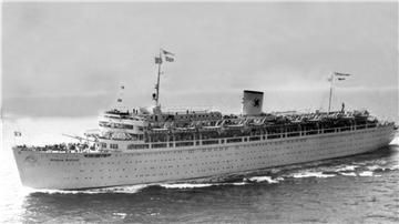 Die "Wilhelm Gustloff" sank nach russischen Torpedotreffern in der Ostsee, mehr als 9000 Flüchtlingen fanden dabei den Tod.