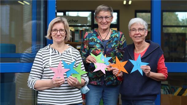 Die Wunschstern-Aktion in der Samtgemeinde Tarmstedt geht in die sechste Runde. Anne Holsten, Annette Door-Hoops, Leonore Holsten und Sabine Grimmelijkhuizen (nicht im Bild) organisieren die Aktion.