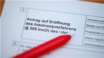 Die Zahl der Insolvenzen wird laut einem Versicherer 2024 zunehmen.