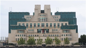 Die Zentrale des britischen Geheimdienstes in London.