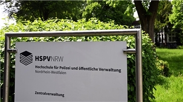 Die Zentralverwaltung der Hochschule für Polizei und öffentliche Verwaltung Nordrhein-Westfalen in Gelsenkirchen.