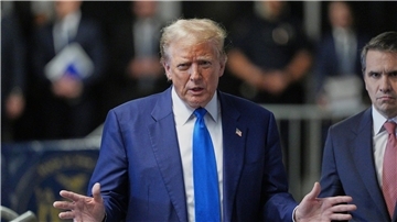 „Diese Leute leiten eine Gestapo-Regierung“, soll der ehemalige US-Präsident Donald Trump über Joe Bidens Regierung gesagt haben.