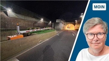 Moin-Bild mit Wesertunnel-Einfahrt