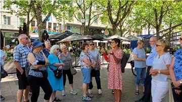 Dieses Foto entstand beim Rundgang mit Reiseführerin Monique durch Luxemburg.